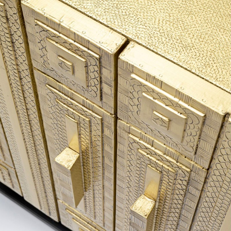 Golden ethnic sideboard - Marrakesh - Kare Design