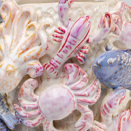 Vaas zeedieren 40cm Kare Design