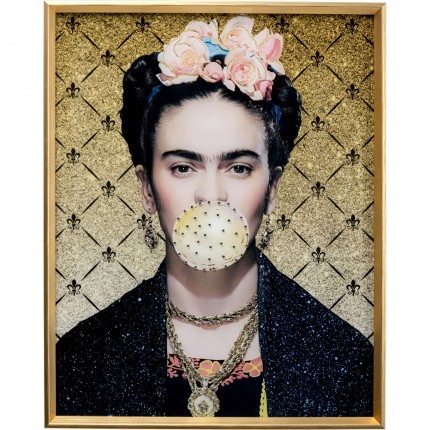 Framed Picture artist chewing-gum 40x50cm Kare Design