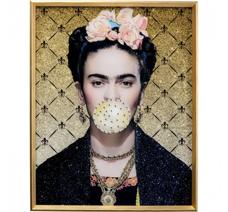 Framed Picture artist chewing-gum 40x50cm Kare Design