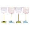 Wijnglazen Twist (4/set) Kare Design