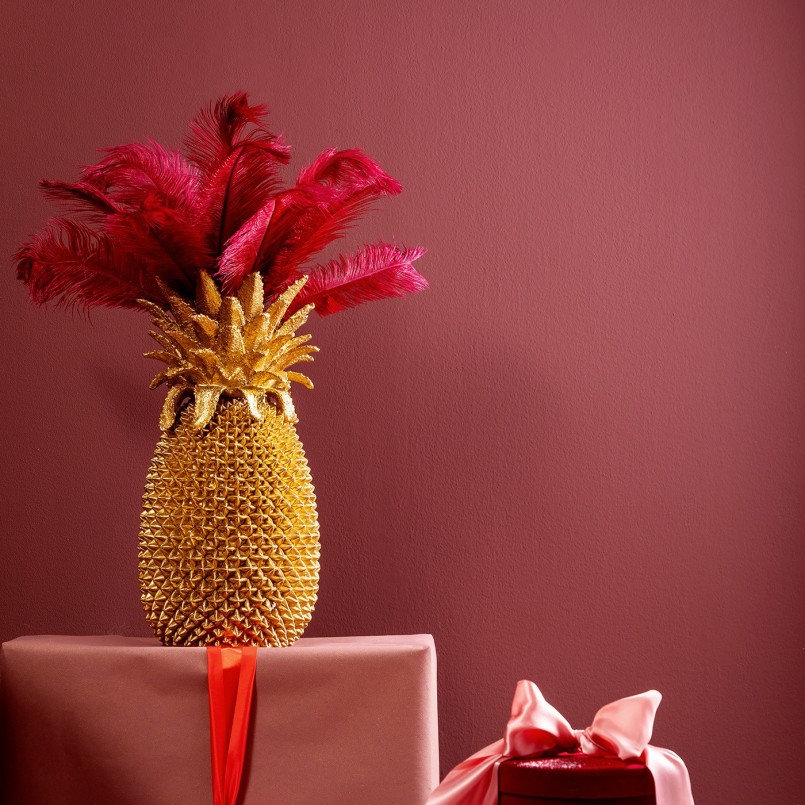 Golden pineapple vase - Kare Design