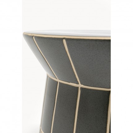 Side Table Bliss Tile Ø38cm blue Kare Design