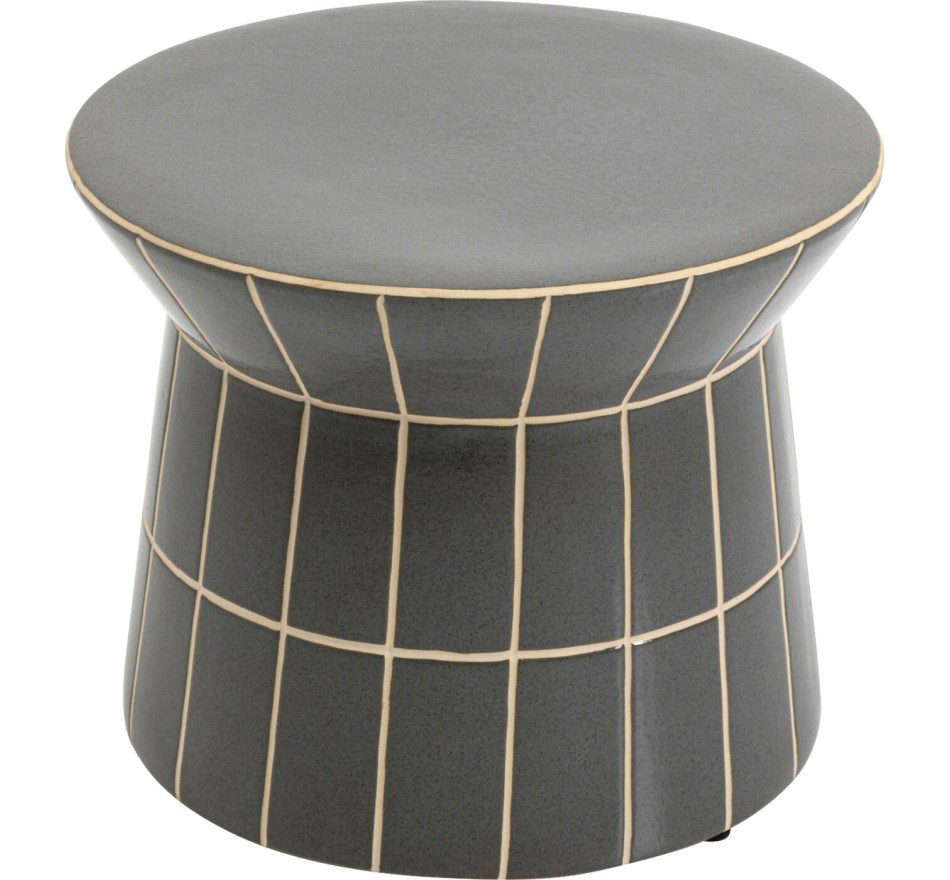 Bijzettafel Bliss Tile Ø38cm blauw Kare Design