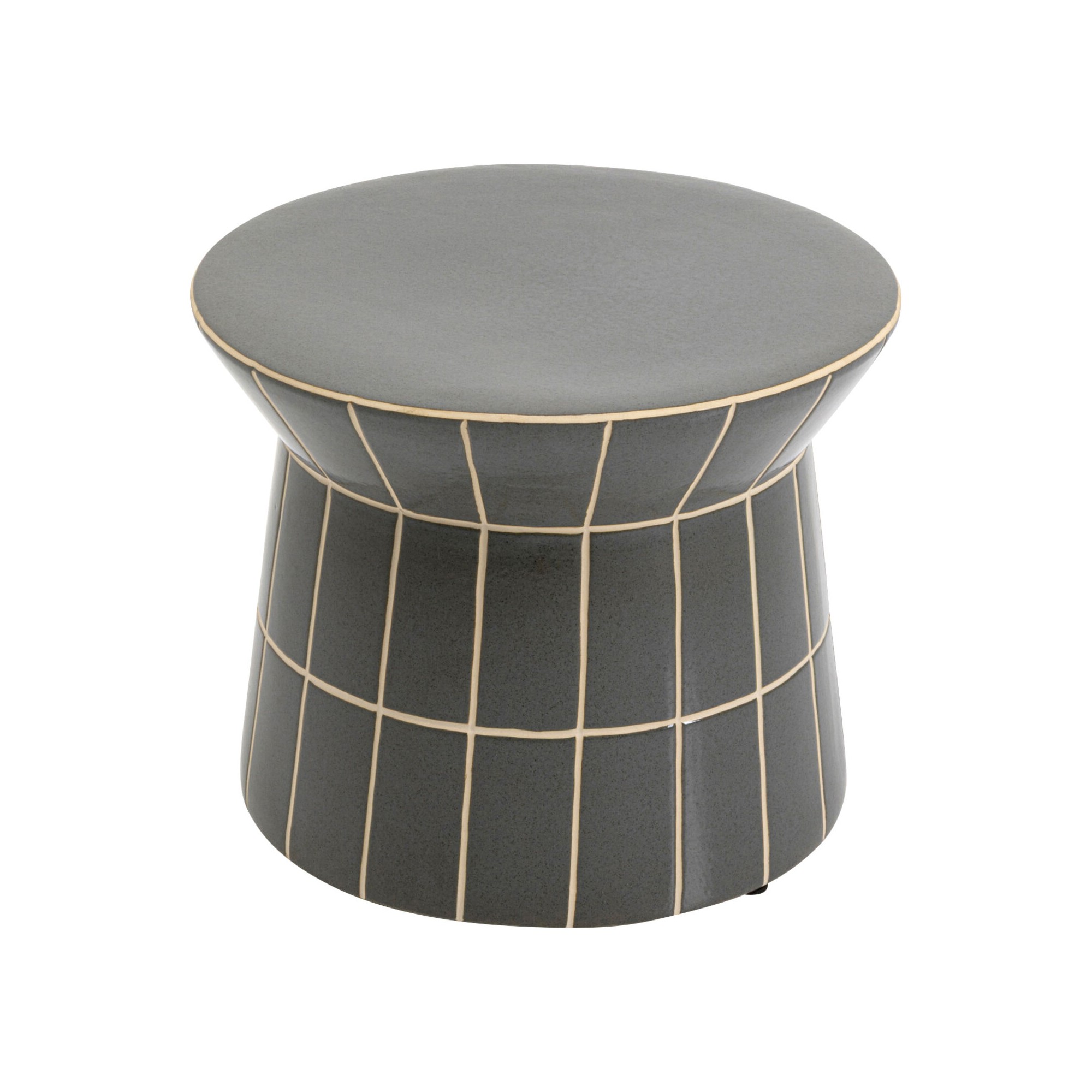 Bijzettafel Bliss Tile Ø38cm blauw Kare Design