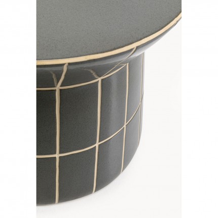 Side Table Bliss Tile Ø38cm blue Kare Design