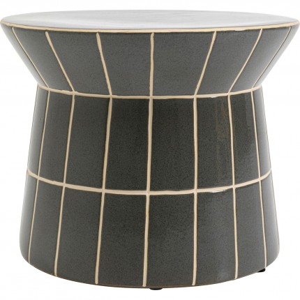 Bijzettafel Bliss Tile Ø38cm blauw Kare Design