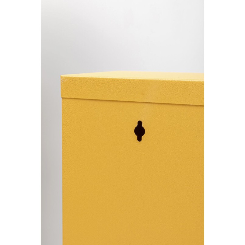 Schoenenkast Caruso geel 3 laden Kare Design
