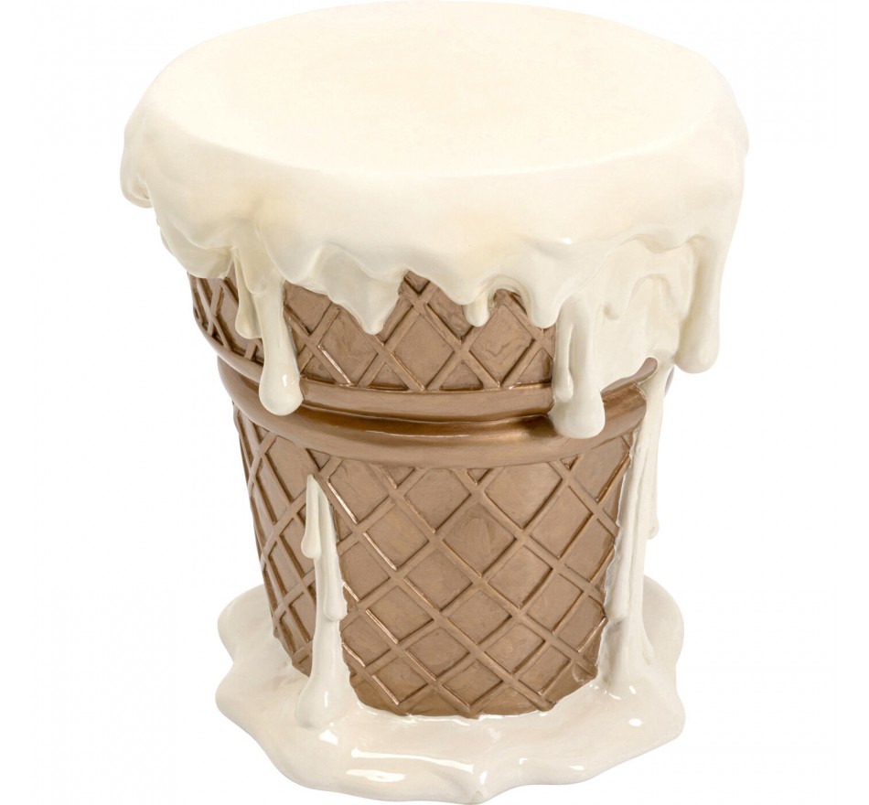 Stool ice cream 38cm vanilla Kare Design
