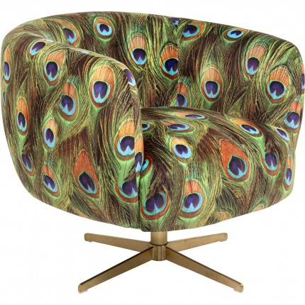 Swivel Armchair peacock Kare Design