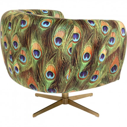 Swivel Armchair peacock Kare Design