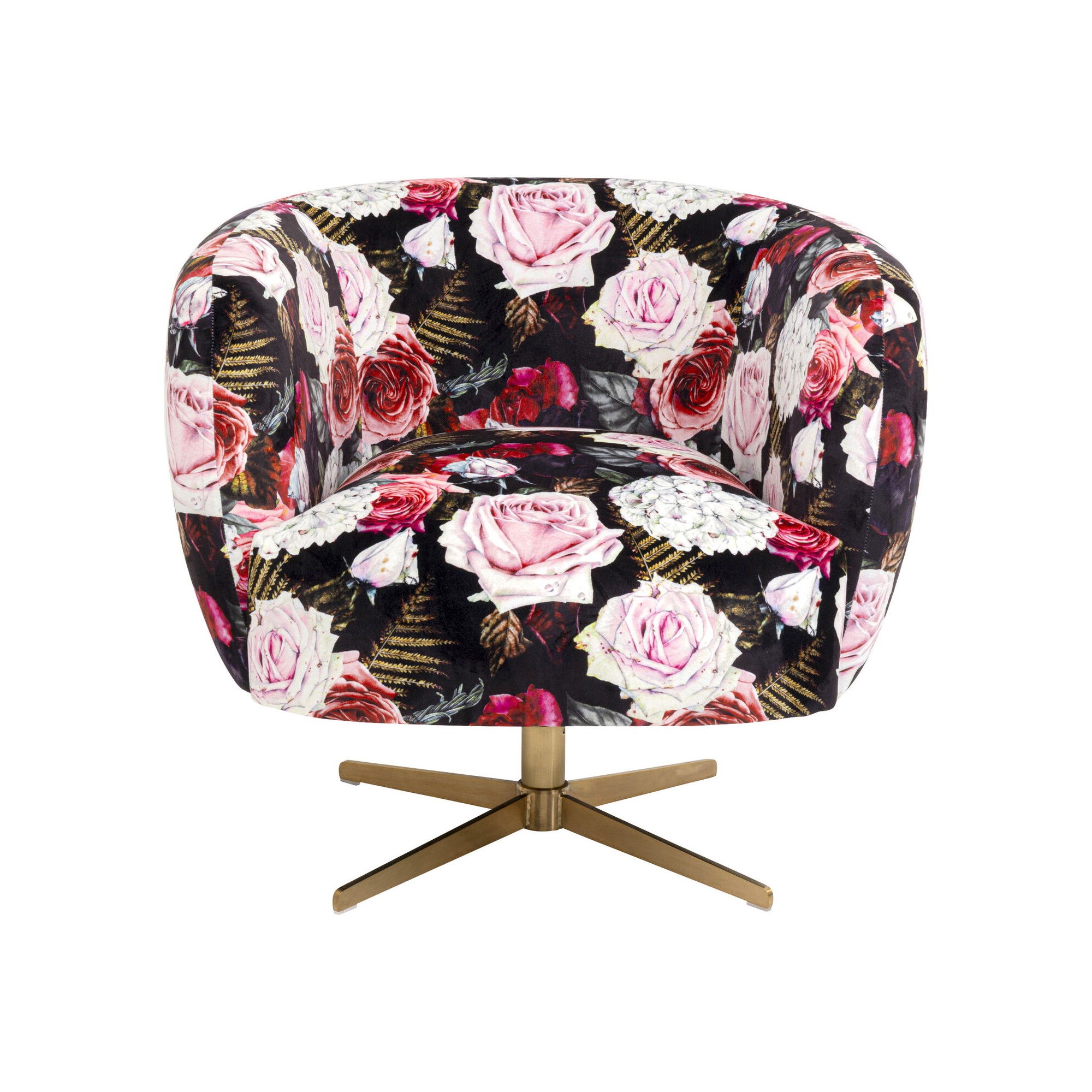 Swivel Armchair roses Kare Design