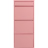 Schoenenkast Caruso roze 3+1 laden Kare Design