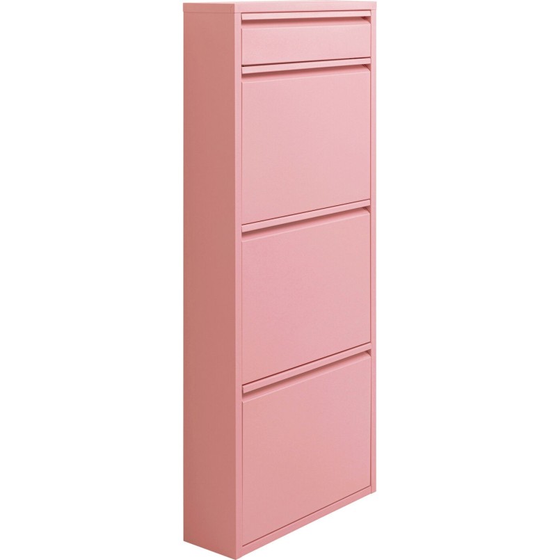 Schoenenkast Caruso roze 3+1 laden Kare Design