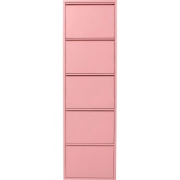 Shoe Container Caruso pink 5 drawers Kare Design