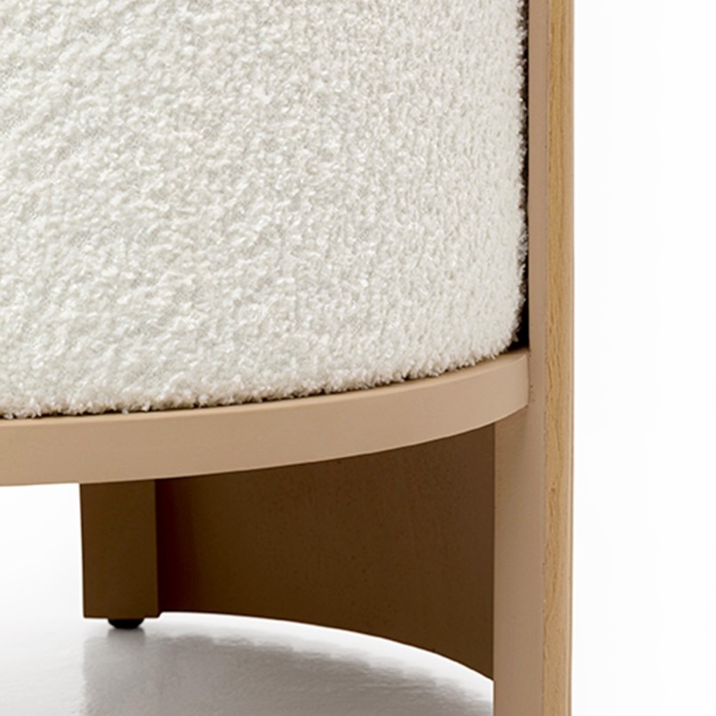 Stool Samu Ø43cm nature Kare Design