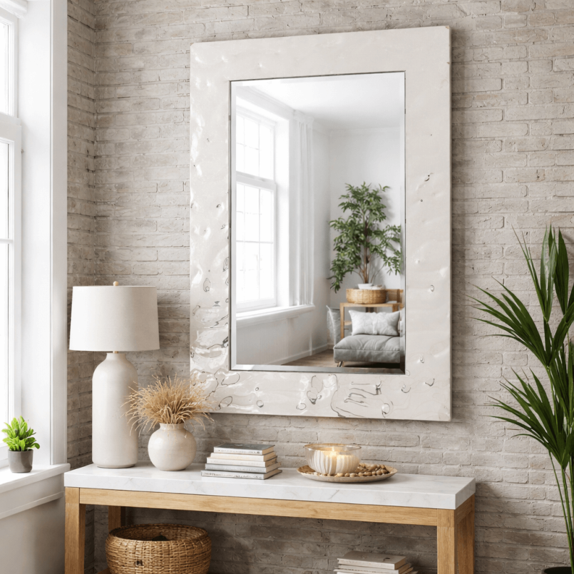 Wall Mirror Caldera 110x70cm chrome Kare Design