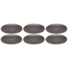 Plate Valerio Ø22cm (6/Set) Kare Design