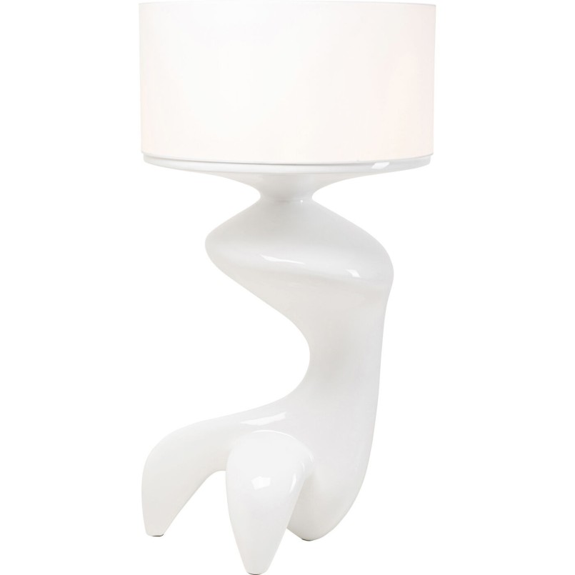 Lampadaire Flow Figure blanc 157cm