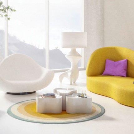 Vloerlamp Erosia 157cm wit Kare Design