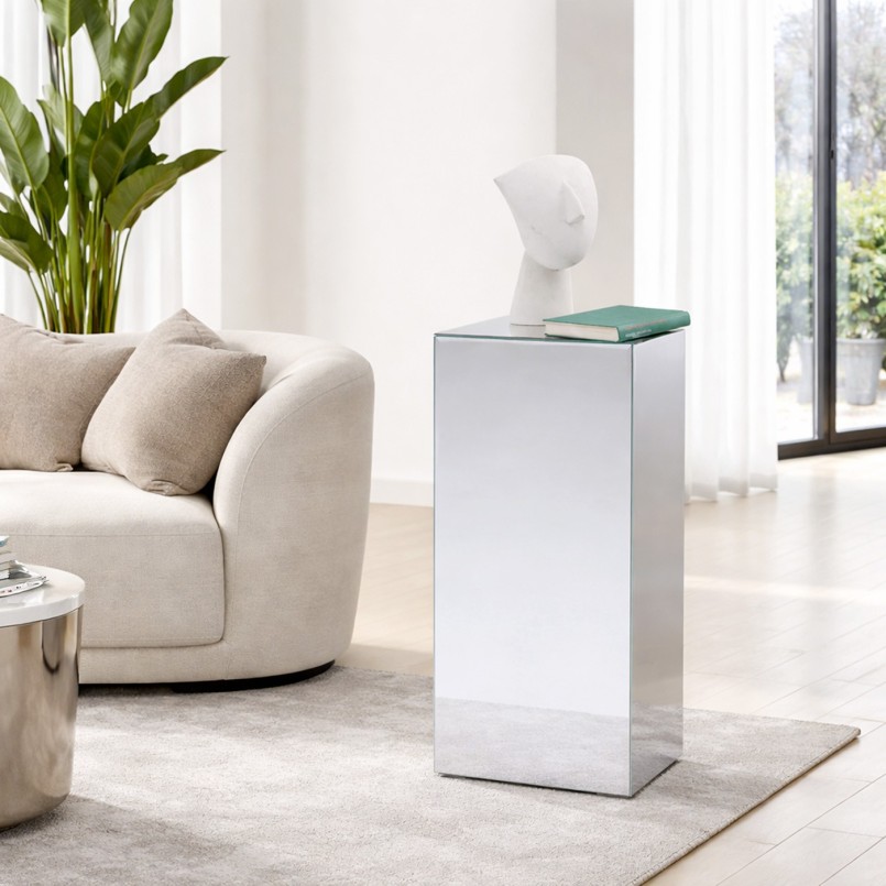 Bijzettafel Luxury 80cm zilver Kare Design