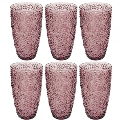 Waterglazen hoog Amara (6/set) Kare Design