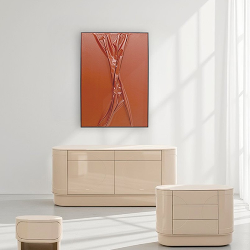 Schilderij Crincle 100x140cm Kare Design