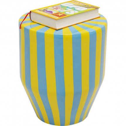 Side Table Candy Ø30cm blue and yellow Kare Design
