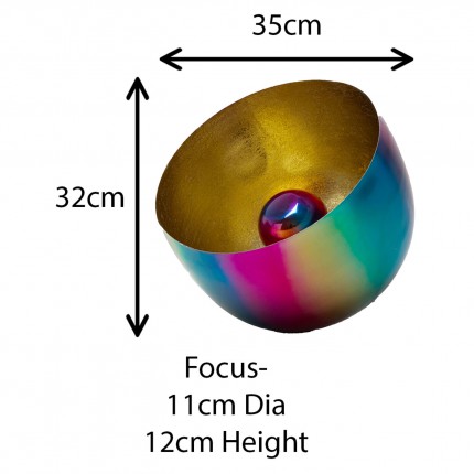 Tafellamp Rainbow Ø35cm goud Kare Design