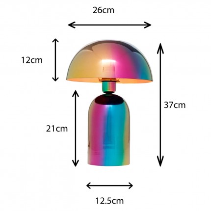 Tafellamp Rainbow 37cm Kare Design
