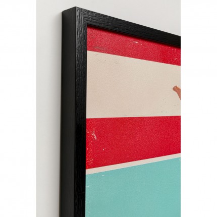 Framed Picture diving 73x103cm Kare Design