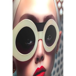 Glass Picture Vibe woman 55x75cm Kare Design