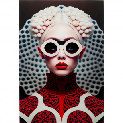 Glass Picture Vibe woman 55x75cm Kare Design