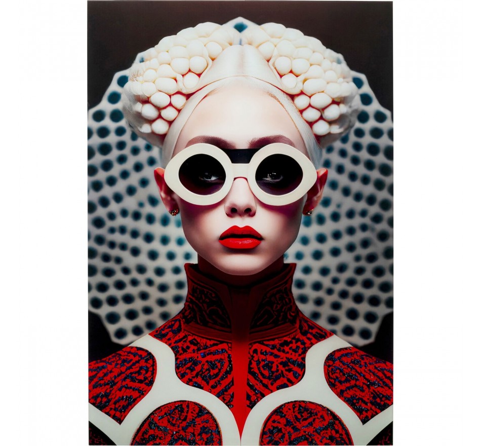 Wandfoto Vibe vrouw 55x75cm Kare Design