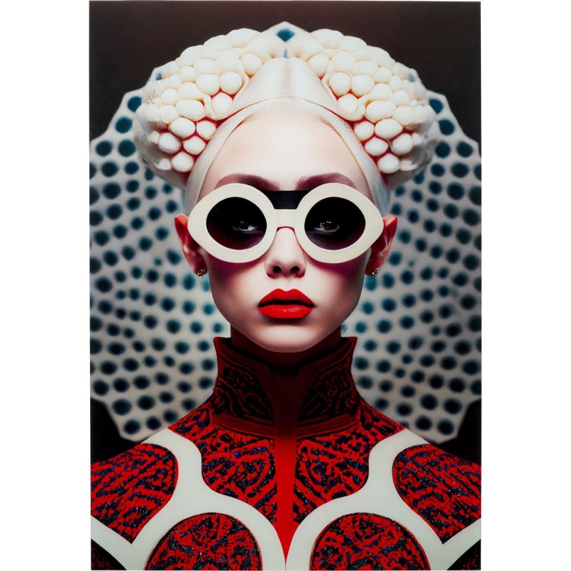 Glass Picture Vibe woman 55x75cm Kare Design