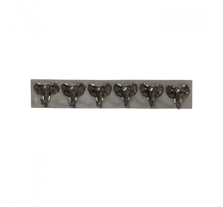 Wall Coat Rack elephants 50cm Kare Design