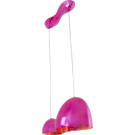 Pendant Lamp Cloud Beam Double 100cm pink Kare Design