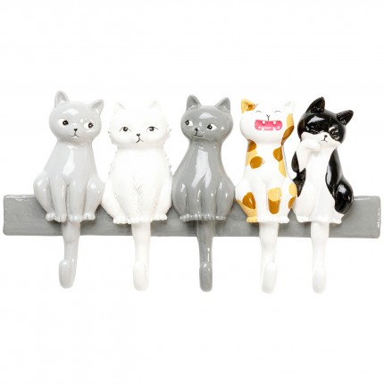 Wall Coat Rack singing cats Kare Design