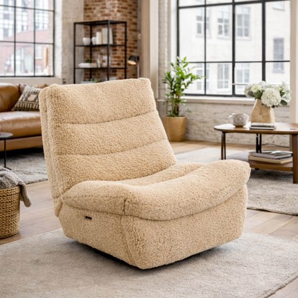 Fauteuil Tilda Boucle relax Kare Design