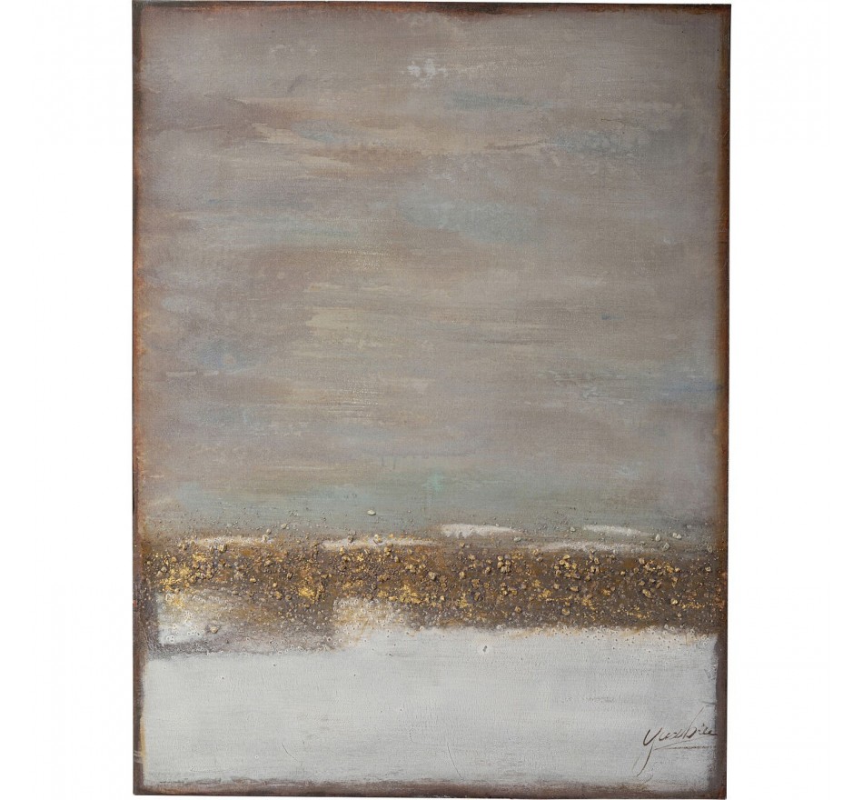 Oil Painting Abstract Horizon 55x75cm Kare Design