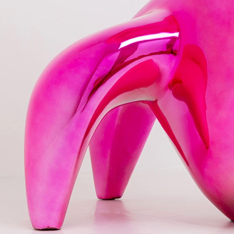 Vloerlamp Erosia 157cm roze Kare Design