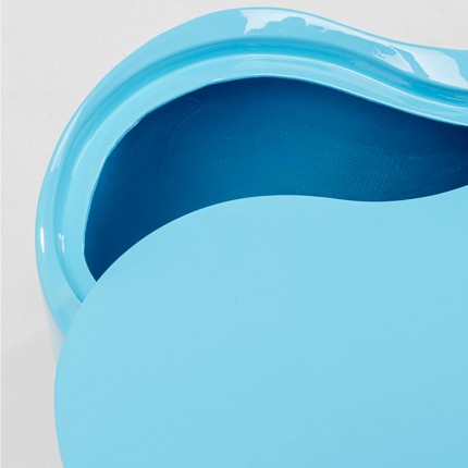 Salontafel Lotus 30cm blauw Kare Design