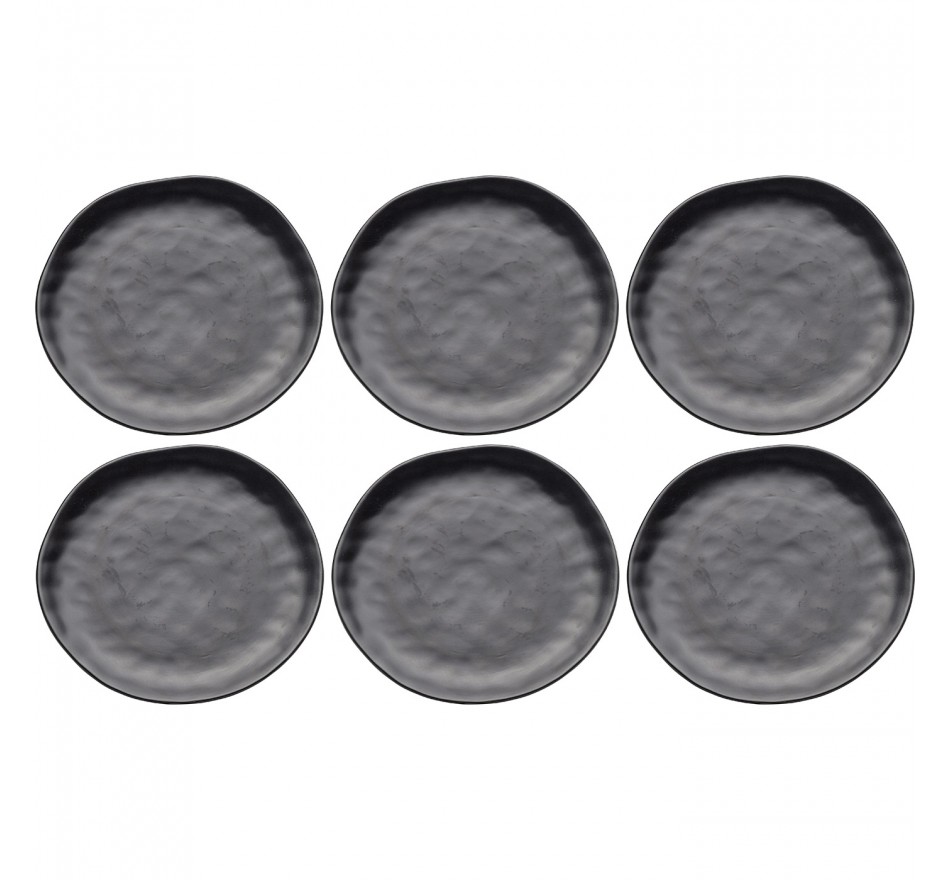 Borden Organic Ø26cm zwart (6/set) Kare Design