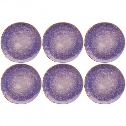 Plate Shirley Violet Ø26cm (6/set) Kare Design