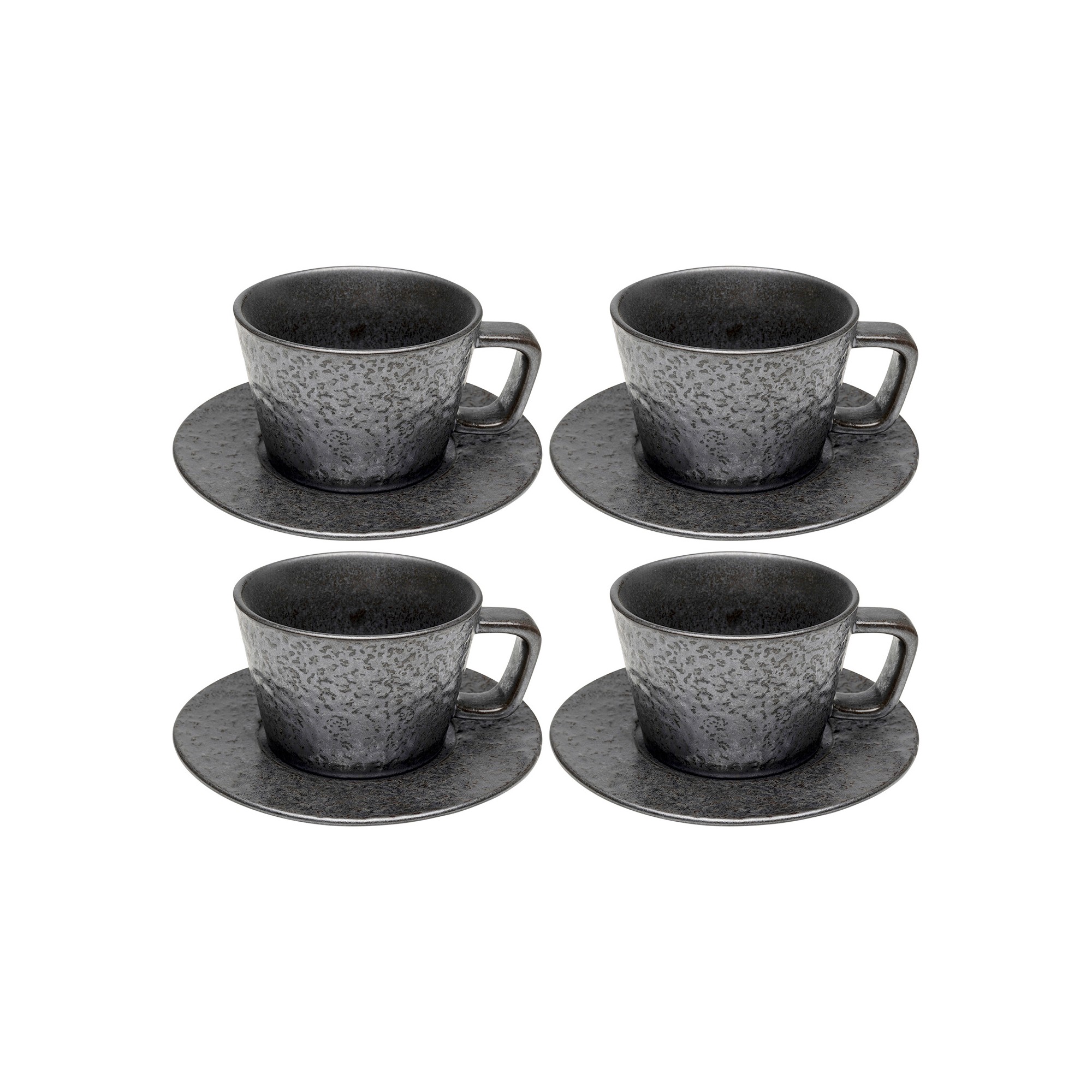 Espressokopje Cosmos zwart (4/set) Kare Design