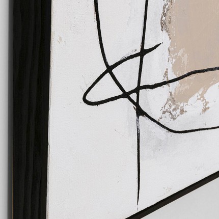 Painting Frame Dust 100x100cm grey Kare Design