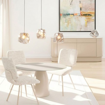 Table Lamp Aura Ø30cm smoke Kare Design