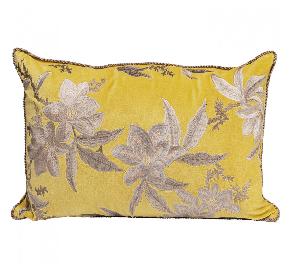 Cushion flowers yellow Kare Design
