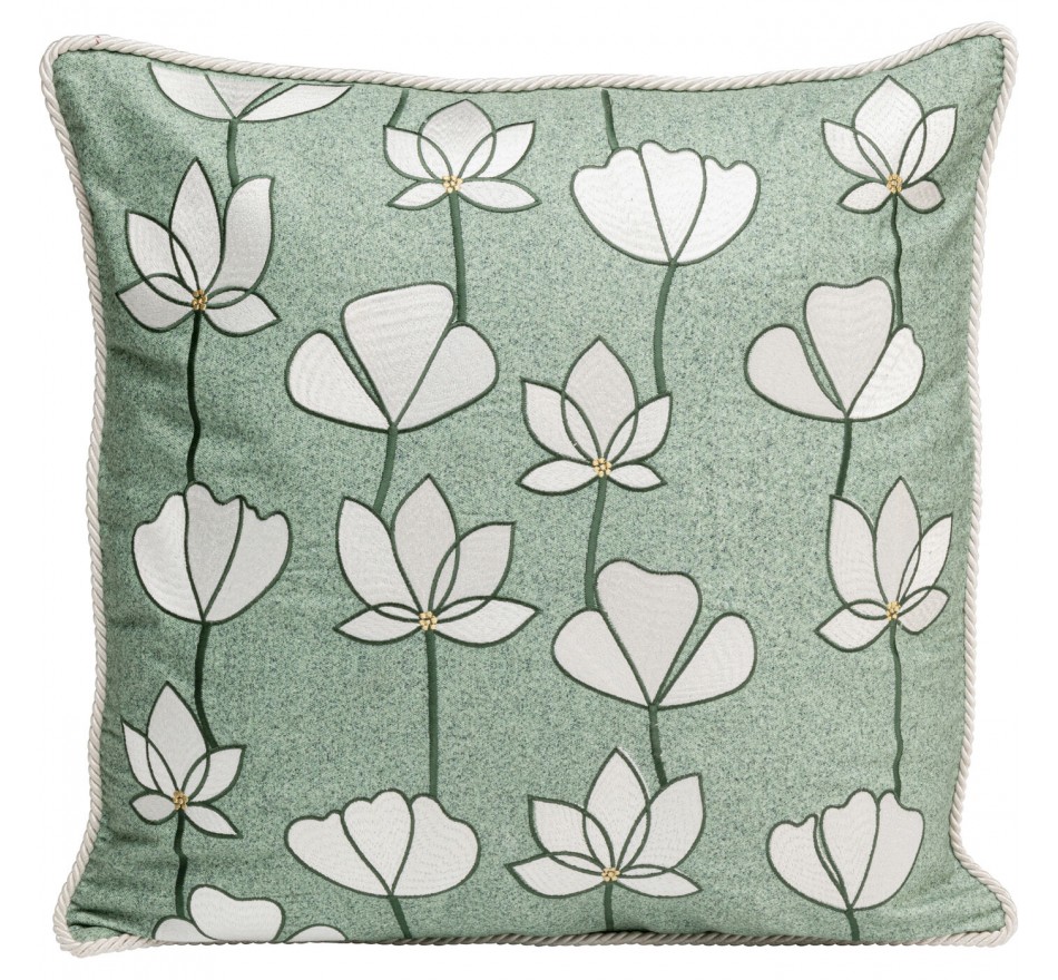 Cushion Zari green Kare Design