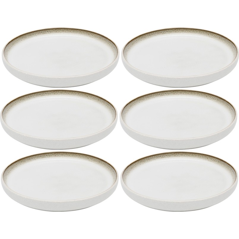 Plate Elio Ø16cm (6/Set) Kare Design